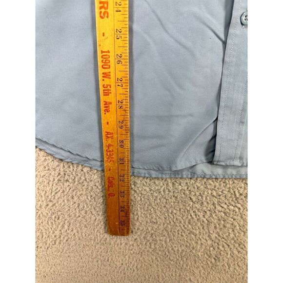 Gander Mountain Shirt Adult XL Blue Fishing Button Down Flap Pockets Outdoor Men - Picture 5 of 5